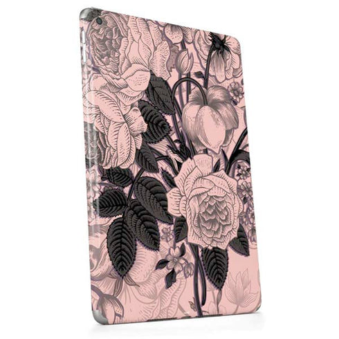 Rose Quartz Floral Apple iPad Skin