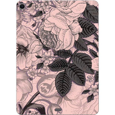 Rose Quartz Floral Apple iPad Air Skin