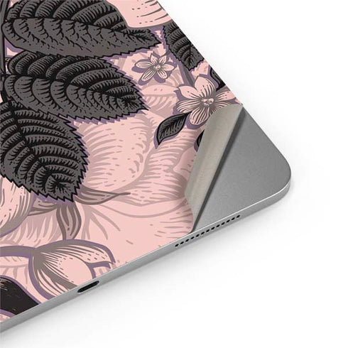 Rose Quartz Floral Apple iPad Air Skin