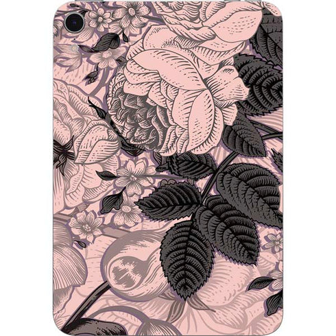 Rose Quartz Floral Apple iPad Mini Skin