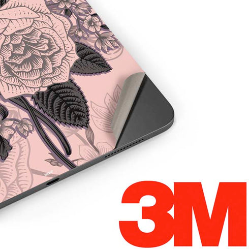 Rose Quartz Floral Apple iPad Pro Skin