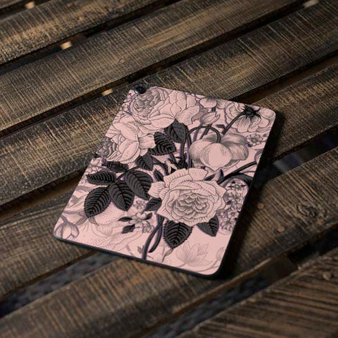 Rose Quartz Floral Apple iPad Pro Skin