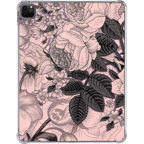 Rose Quartz Floral iPad Pro 11in (2024) Clear Case