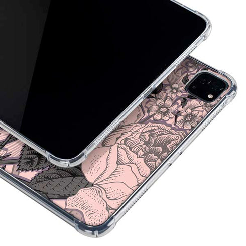 Rose Quartz Floral iPad Cases