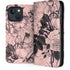 Rose Quartz Floral iPhone 13 Folio Case