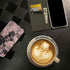 Rose Quartz Floral iPhone 14 Plus Folio Case