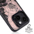 Rose Quartz Floral iPhone 14 Plus Kickstand Case