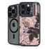 Rose Quartz Floral iPhone 14 Pro Kickstand Case