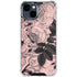 Rose Quartz Floral iPhone 15 Clear Case