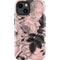 Rose Quartz Floral iPhone 15 Impact Case