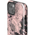 Rose Quartz Floral iPhone 15 Impact Case