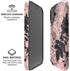 Rose Quartz Floral iPhone 16 Magsafe Impact Case