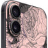 Rose Quartz Floral iPhone 16 Plus Skin