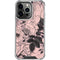 Rose Quartz Floral iPhone 16 Pro Clear Case