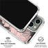 Rose Quartz Floral iPhone 16 Pro Clear Case