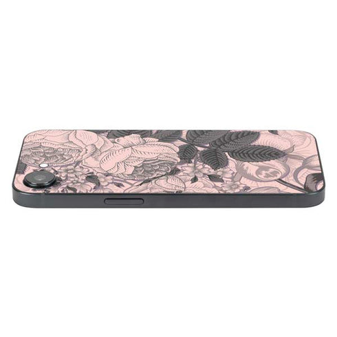 Rose Quartz Floral iPhone 16e Skin