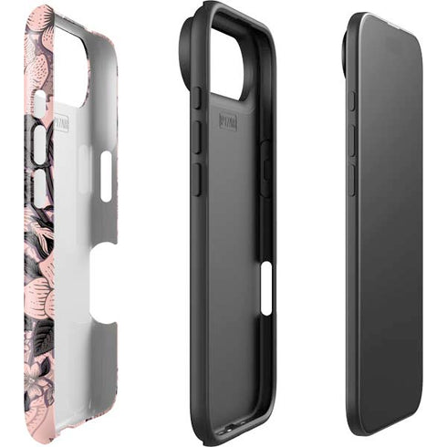 Rose Quartz Floral iPhone 17 Air Impact Case