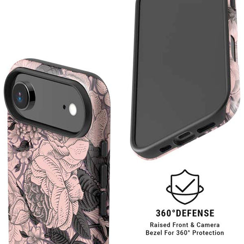 Rose Quartz Floral iPhone 17 Air Magsafe Impact Case