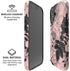 Rose Quartz Floral iPhone 17 Magsafe Impact Case