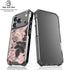 Rose Quartz Floral iPhone 17 Pro Clear Case