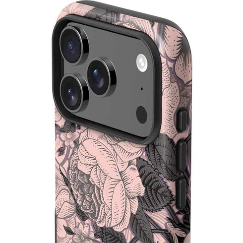 Rose Quartz Floral iPhone 17 Pro Impact Case
