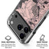 Rose Quartz Floral iPhone 17 Pro Max Clear Case
