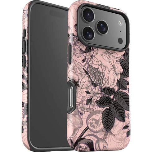 Rose Quartz Floral iPhone 17 Pro Max Impact Case