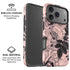 Rose Quartz Floral iPhone 17 Pro Max Magsafe Impact Case