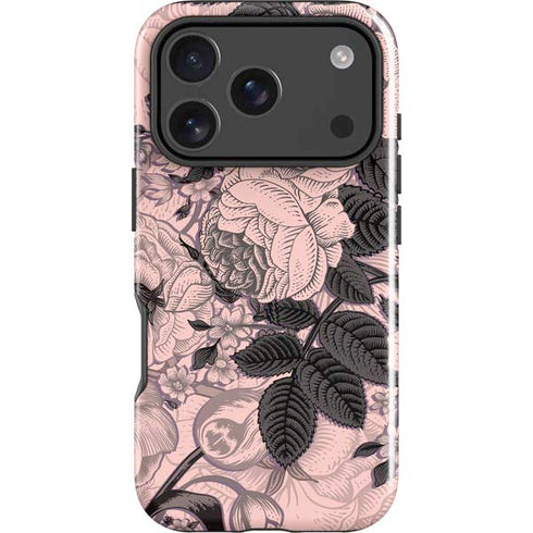 Rose Quartz Floral iPhone 18 Pro Impact Case