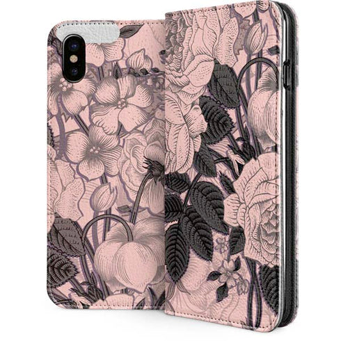 Rose Quartz Floral iPhone 8 Folio Case