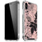 Rose Quartz Floral iPhone X/XS Clear Case
