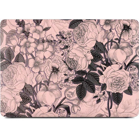 Rose Quartz Floral Apple MacBook Air Skin
