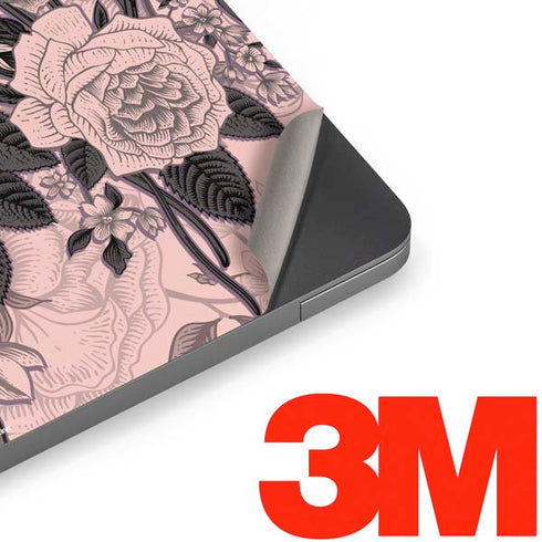 Rose Quartz Floral Apple MacBook Air Skin
