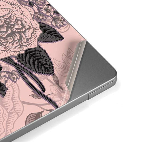 Rose Quartz Floral Apple MacBook Pro 14-inch Skin
