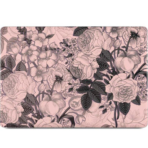 Rose Quartz Floral MacBook Skins