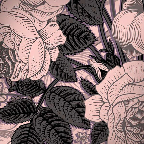 Rose Quartz Floral Moto G6 Skin