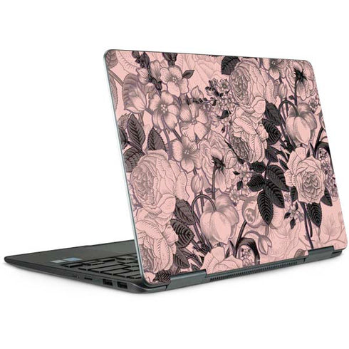 Rose Quartz Floral Notebook 9 Pro 13in (2017) Skin