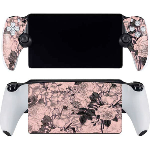 Rose Quartz Floral PlayStation Portal Remote Player Skin