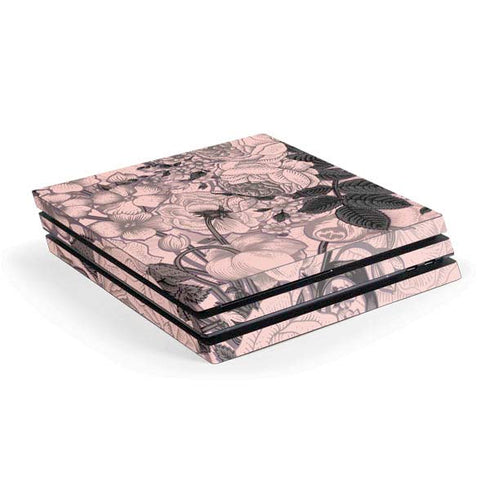 Rose Quartz Floral PlayStation PS4 Skins