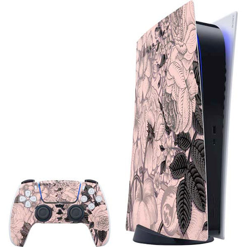 Rose Quartz Floral PlayStation PS5 Skins