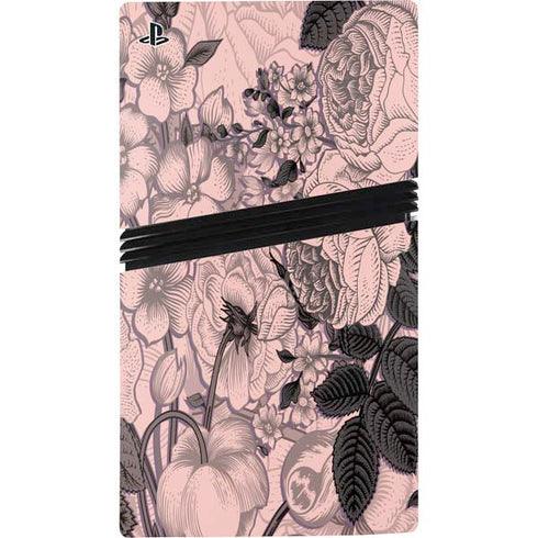 Rose Quartz Floral PS5 Pro Bundle Skin