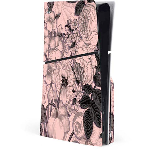 Rose Quartz Floral PlayStation PS5 Skins