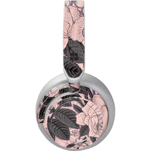 Rose Quartz Floral Surface Headphones Skin