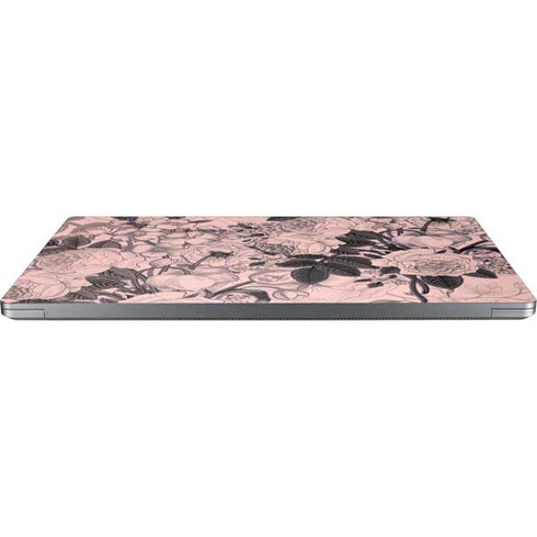 Rose Quartz Floral Laptop Skins