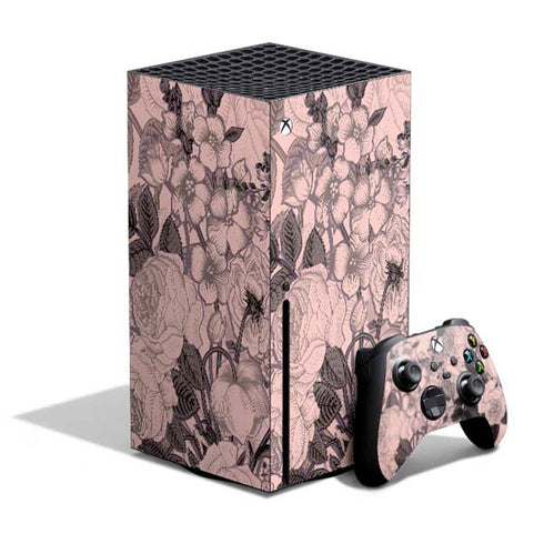 Rose Quartz Floral Xbox Series X Skins