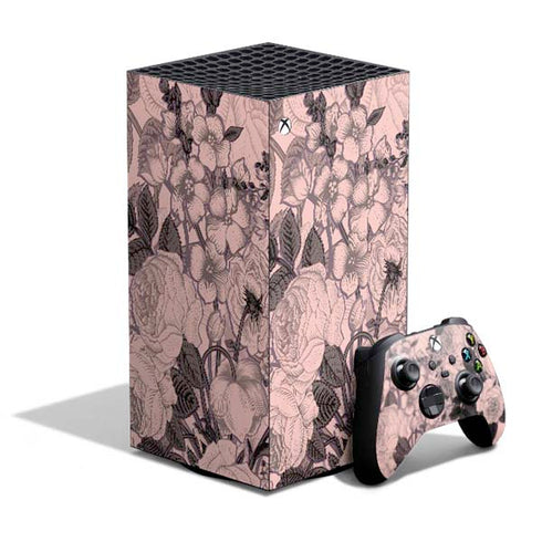 Rose Quartz Floral XBox Series X Digital Edition Bundle Skin
