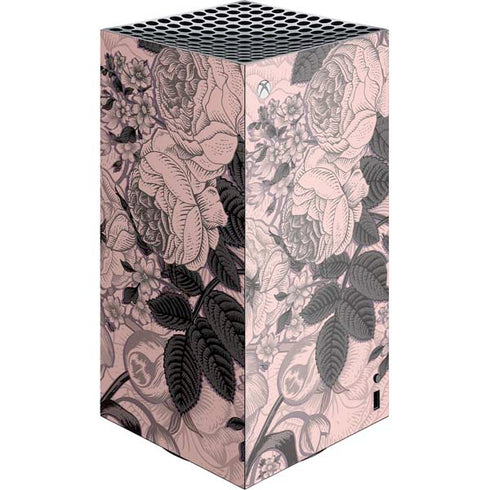 Rose Quartz Floral XBox Series X Digital Edition Console Skin