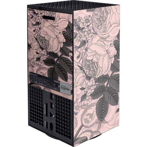 Rose Quartz Floral XBox Series X Digital Edition Console Skin