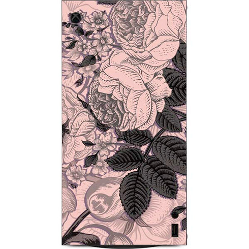 Rose Quartz Floral XBox Series X Digital Edition Console Skin