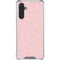 Rose Speckle Galaxy A17 Clear Case